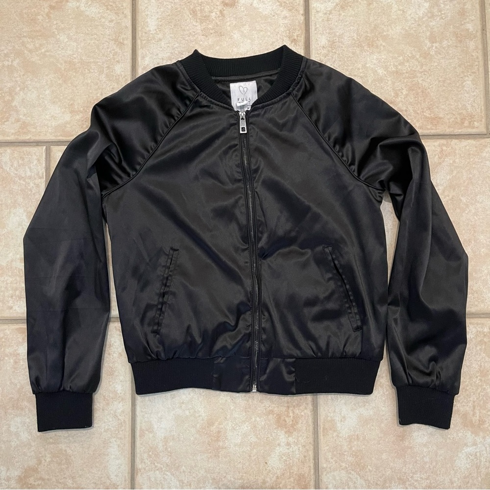 Satin Bomber Jacket